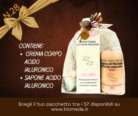 sapone 500 ml e crema corpo all'acido ialuronico