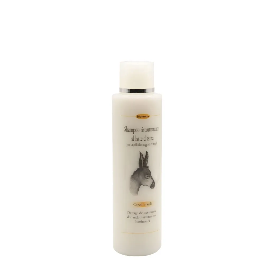 Shampoo rinforzante al latte d'asina