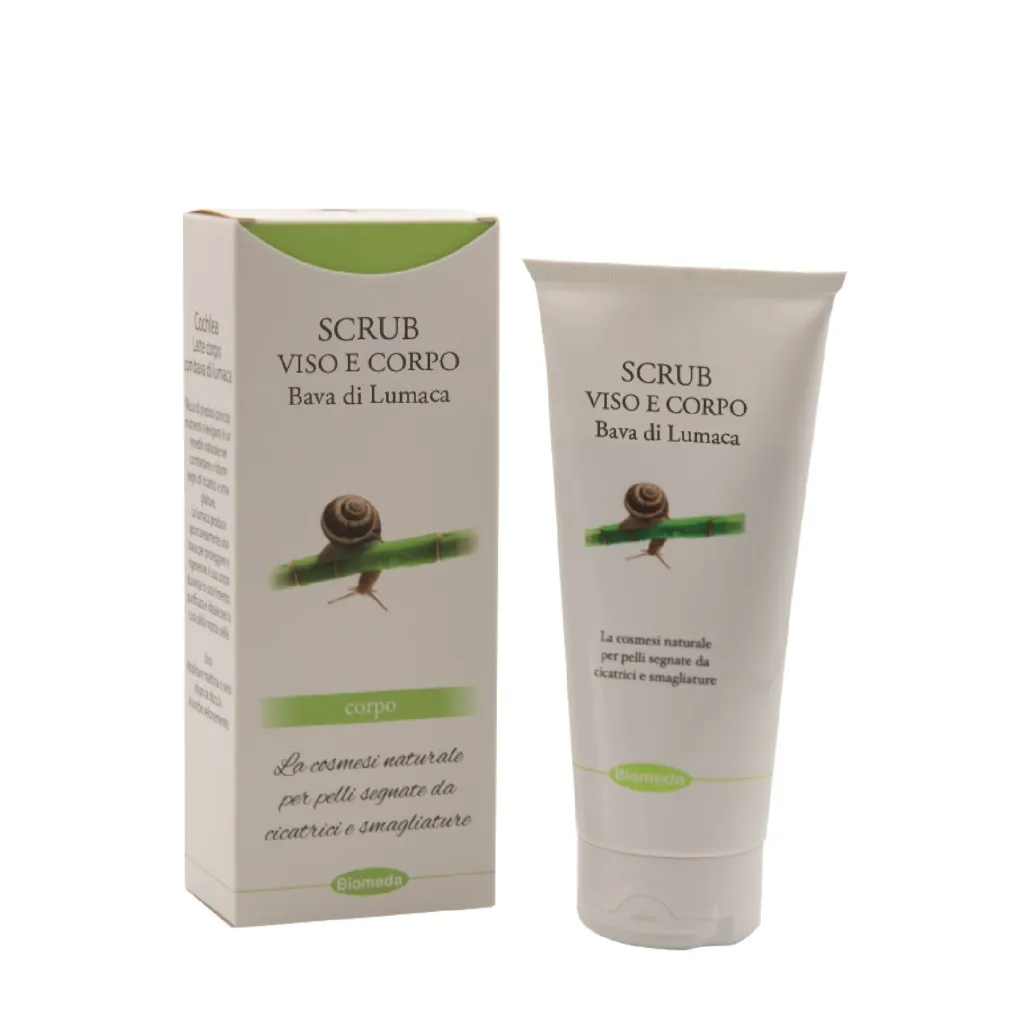 scrub viso alla bava di lumaca